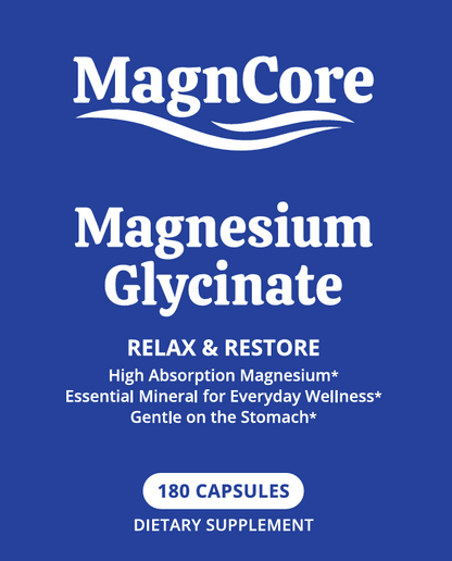 ***** Magnesium Glycinate ***** 180 capsules | 105mg each